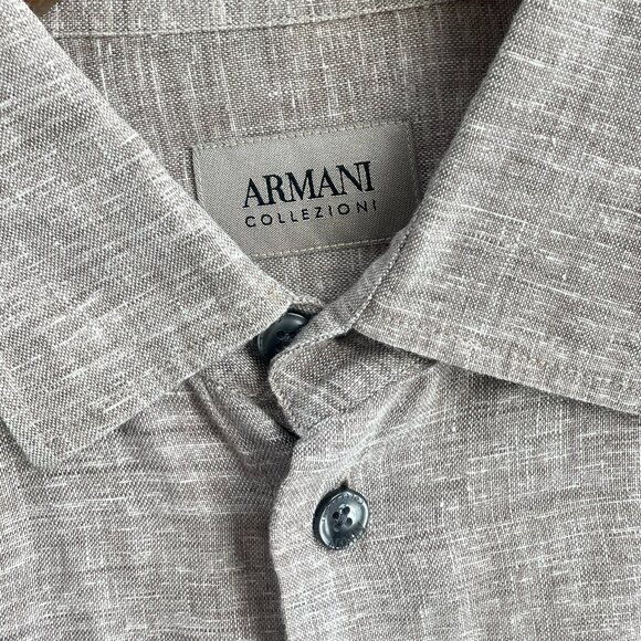 Armani Collezioni Linen shirt - Picture 1 of 2